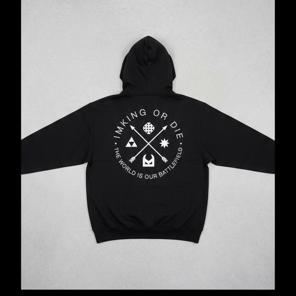Black Hoodie Size XL IMKING - Picture 7 of 7